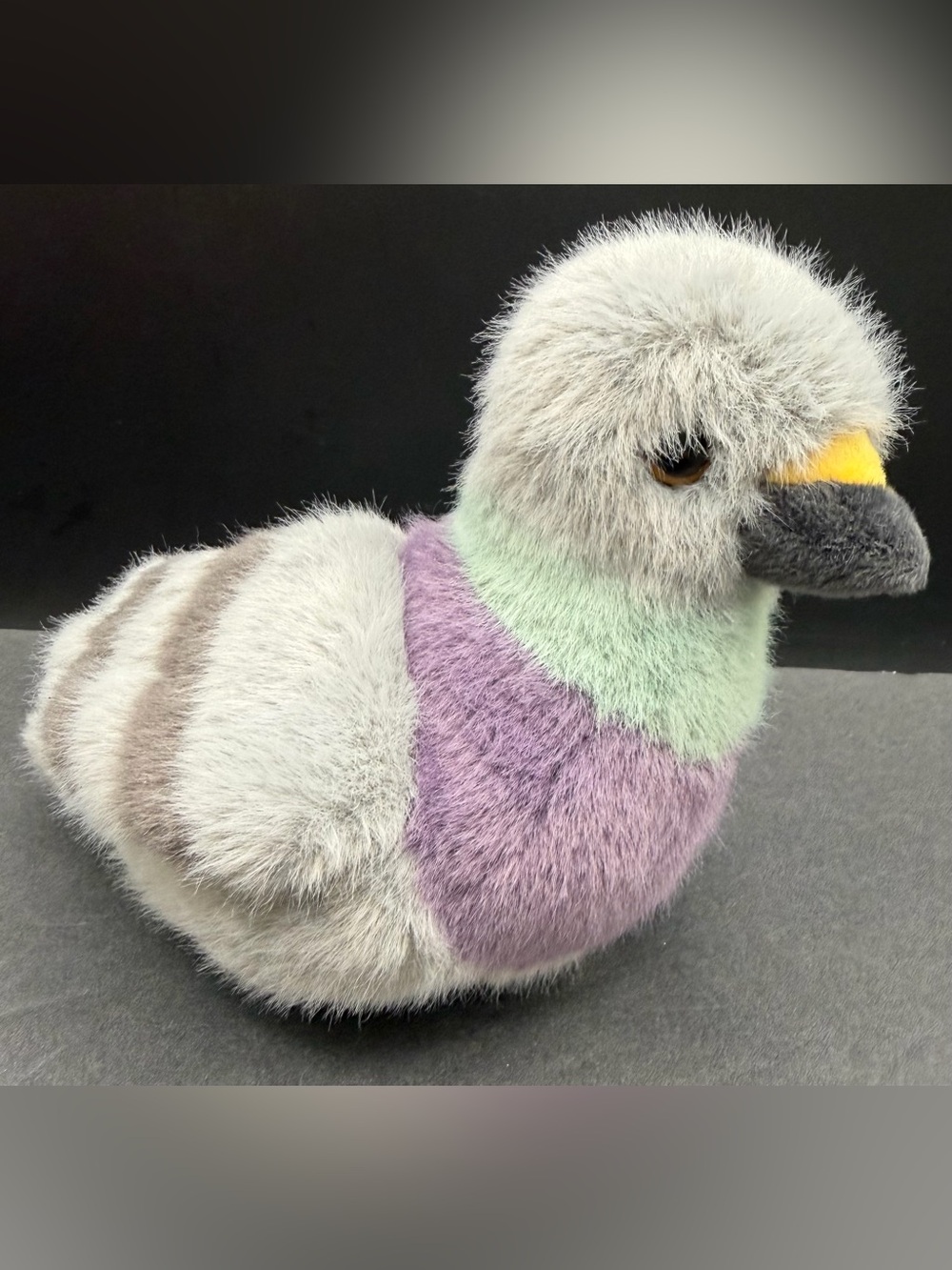 Douglas - Parker the pigeon-Plush Small - Soft Grey